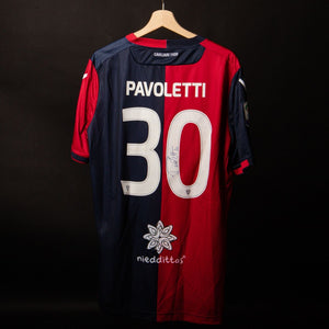 maglia home cagliari macron pavoletti 30 2017/2018 autografata by MACRON - Home