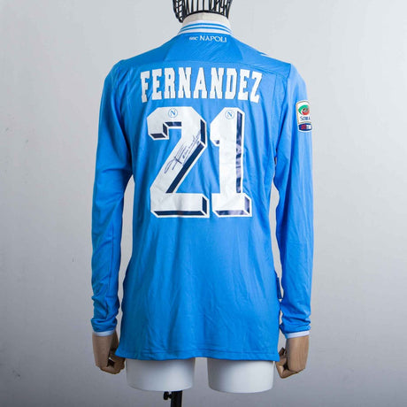 maglia home napoli 2012/2013 fernandez 21 autografata by MACRON - Home