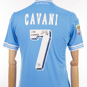 maglia home napoli macron cavani 7 autografata 2012/2013 by MACRON - Home (11)
