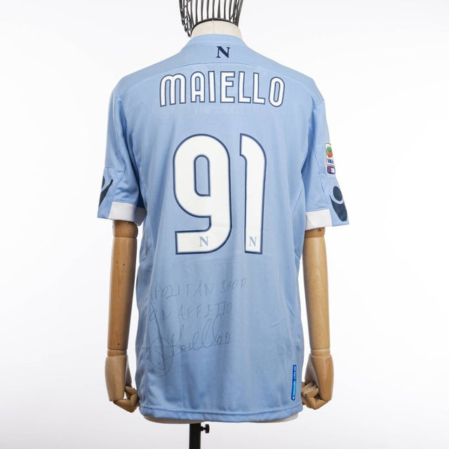 maglia home napoli maiello 91 2010/2011  by MACRON - Home