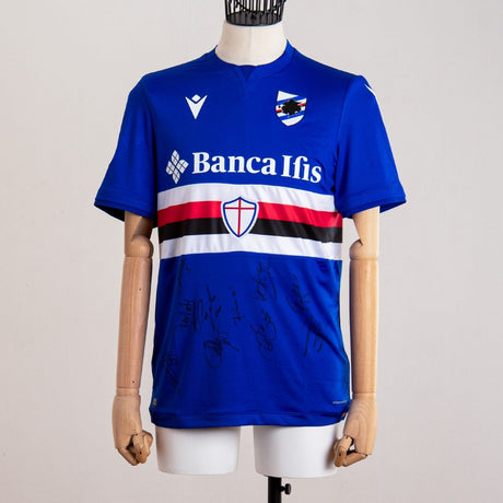 maglia home sampdoria quagliarella 27 2021/2022 autografata by MACRON - Home (2)