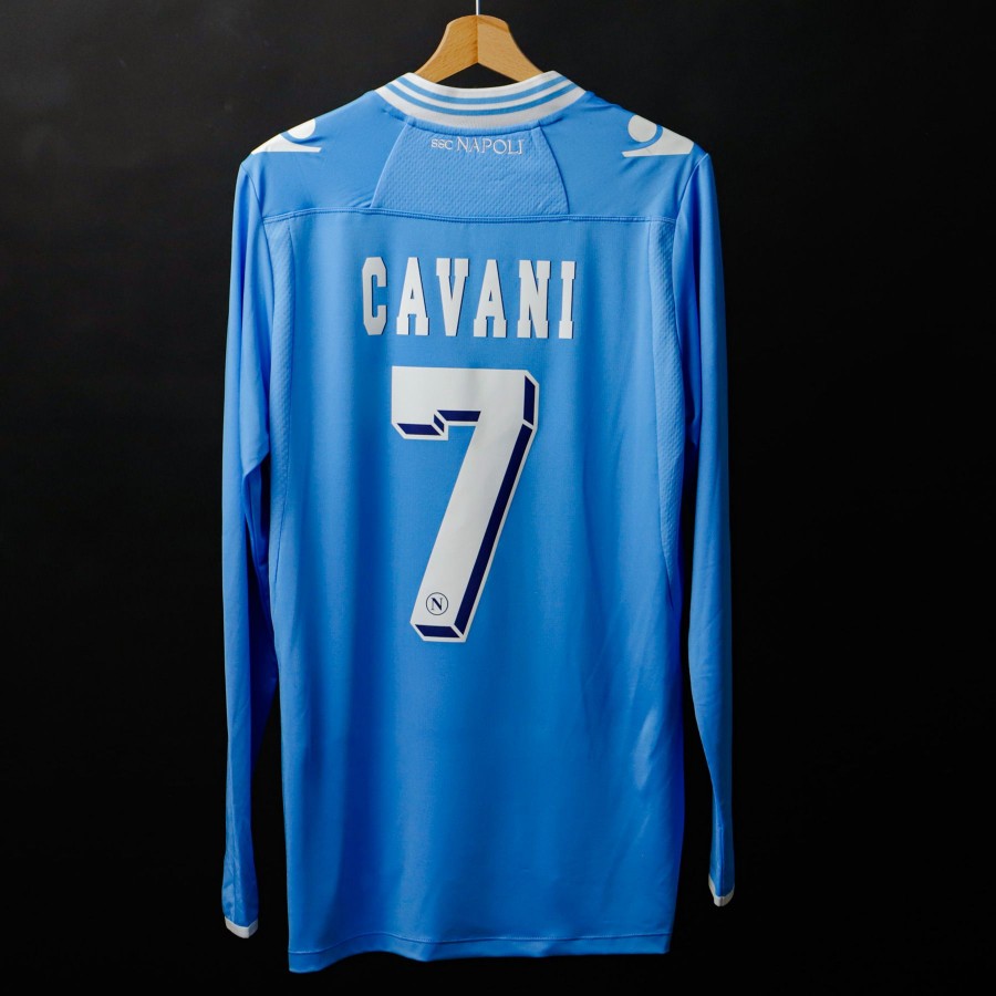 maglia home ssc napoli macron cavani 7 ml 2012/2013 by MACRON