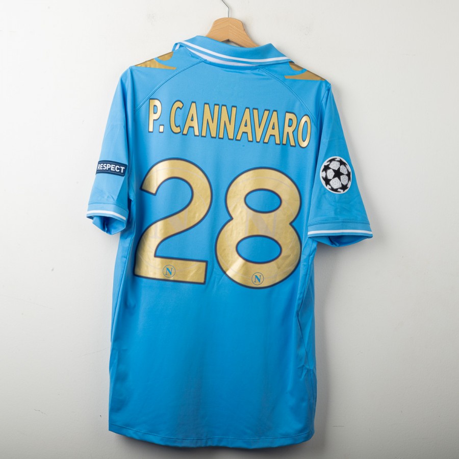 Maglia Home UCL Napoli Cannavaro 28 2011/2012 by MACRON - Home