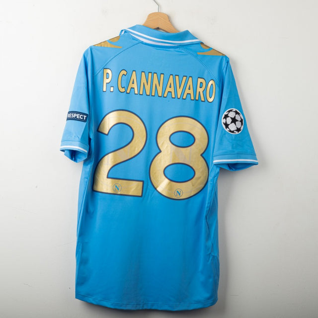 Maglia Home UCL Napoli Cannavaro 28 2011/2012 by MACRON - Home