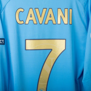Maglia Home UCL Napoli Macron Cavani 7 2011/2012  by MACRON - Home (5)