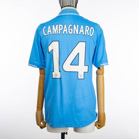 maglia napoli campagnaro indossata in Napoli-Siena 21-03-2012    by MACRON - Home