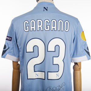 maglia napoli gargano indossata in Napoli-Villareal 17-02-2011    by MACRON - Home (10)