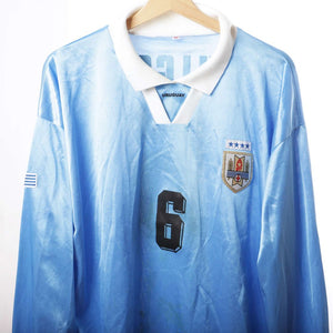 maglia home uruguay n6 Guigou 1999 - Home (8)