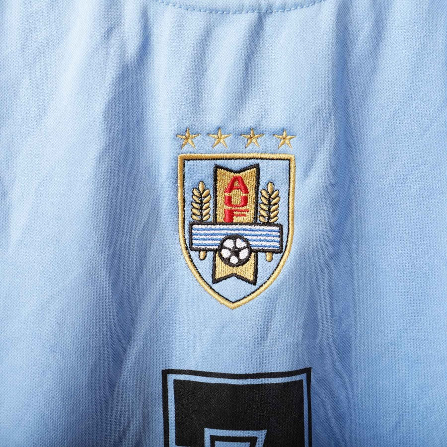 maglia home uruguay n7 (Playoff Uruguay - Australia) 2001/2002 - Home (6)