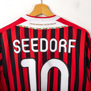Maglia Home Milan Adidas Seedorf 10 2011/2012 M