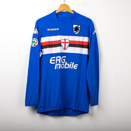 Maglia Home Sampdoria Kappa Palombo 17 ML 2006/2007 XL