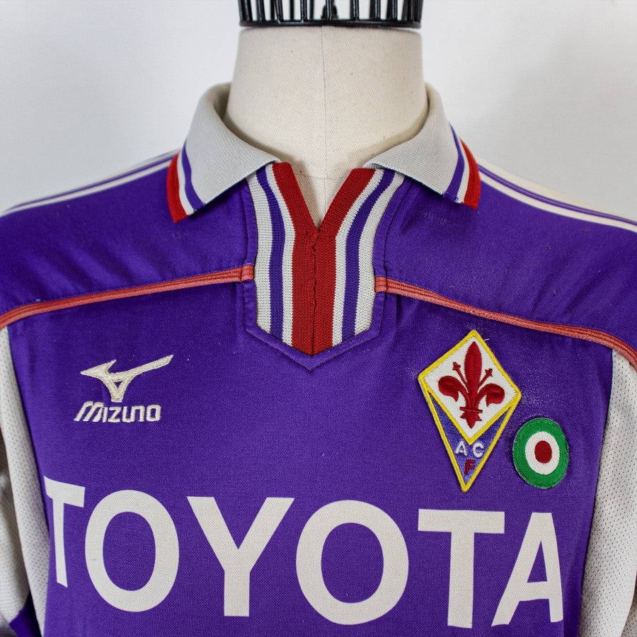 MAGLIA HOME FIORENTINA MIZUNO 2001/2002 by Mizuno - Le 7 sorelle (8)