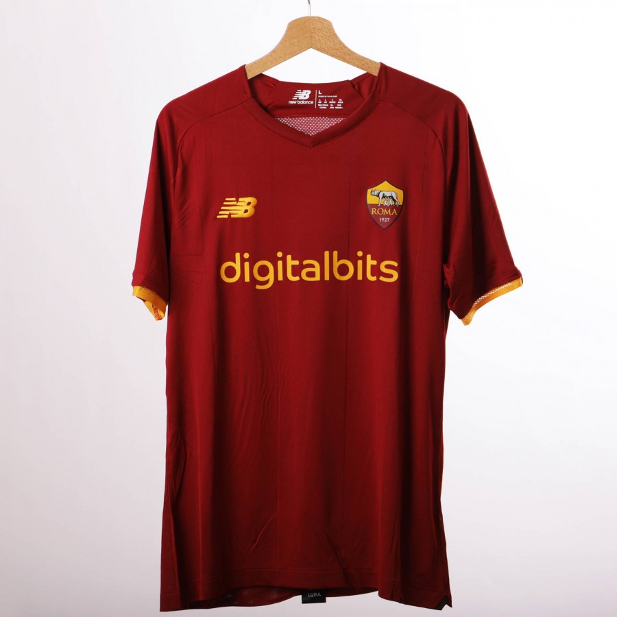 maglia home roma pellegrini 7 2021/2022 by NEW BALANCE - Home (2)