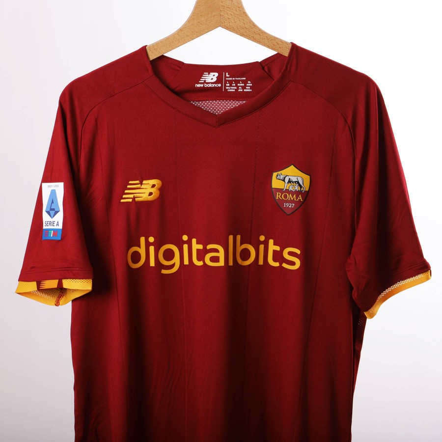  maglia home roma pellegrini 7 2021/2022 by NEW BALANCE - Home (4)