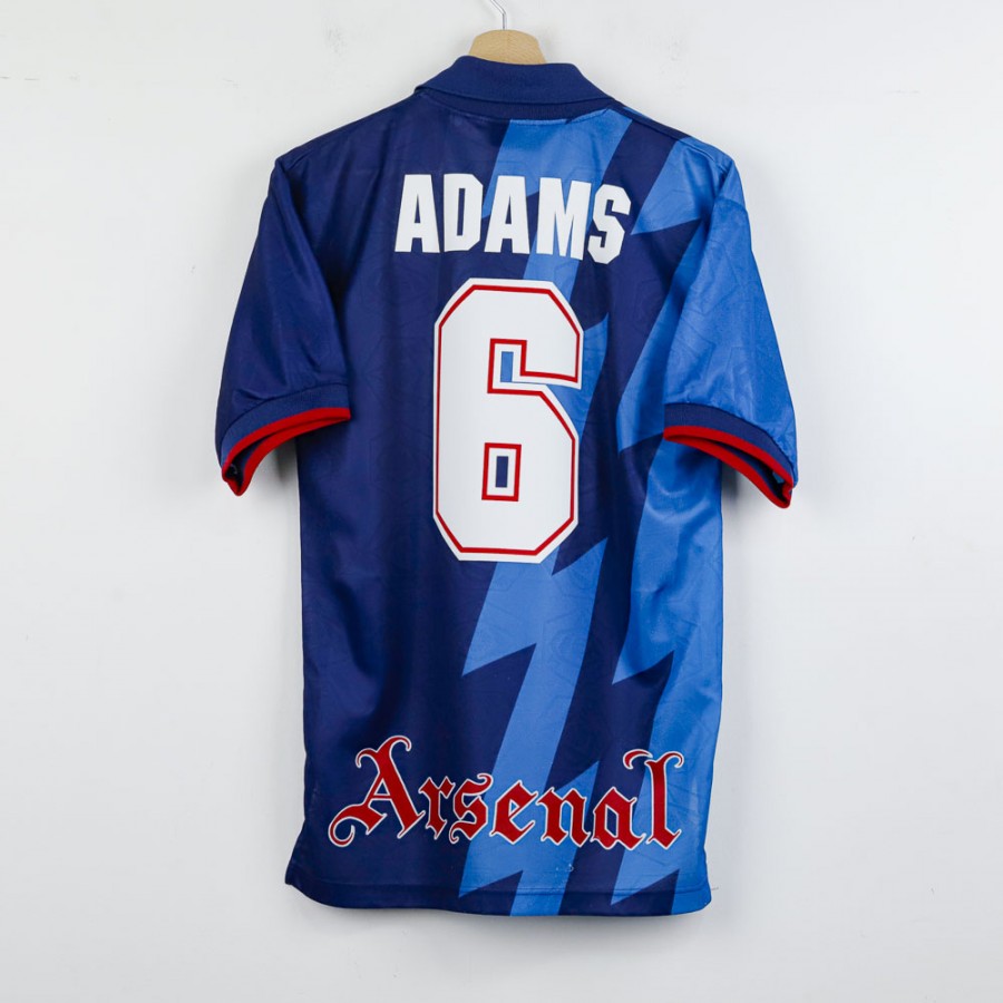 arsenal nike adams 6 1995/1996 away shirt