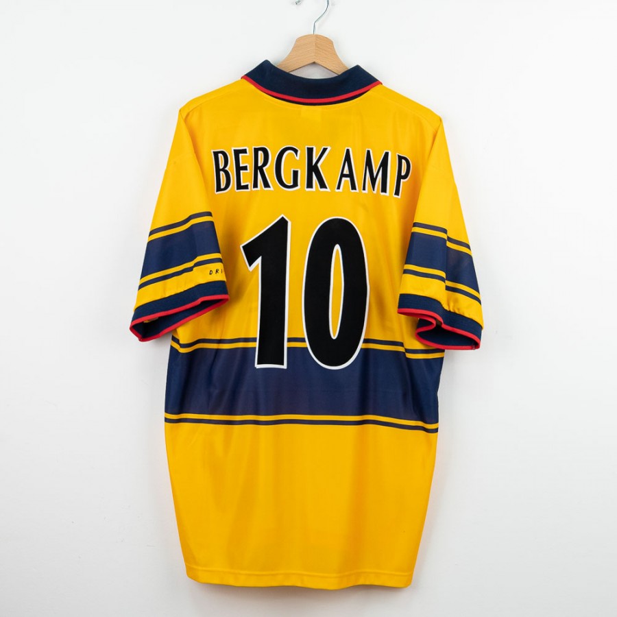1996/1997 Arsenal Away Jersey Nike Bergkamp 10