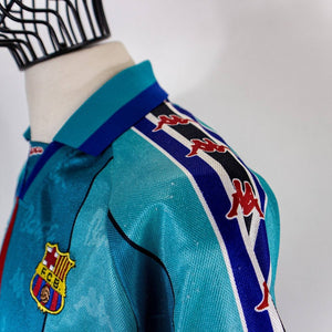 MAGLIA AWAY BARCELLONA 1996/1997 by NIKE - Altre Leghe (7)