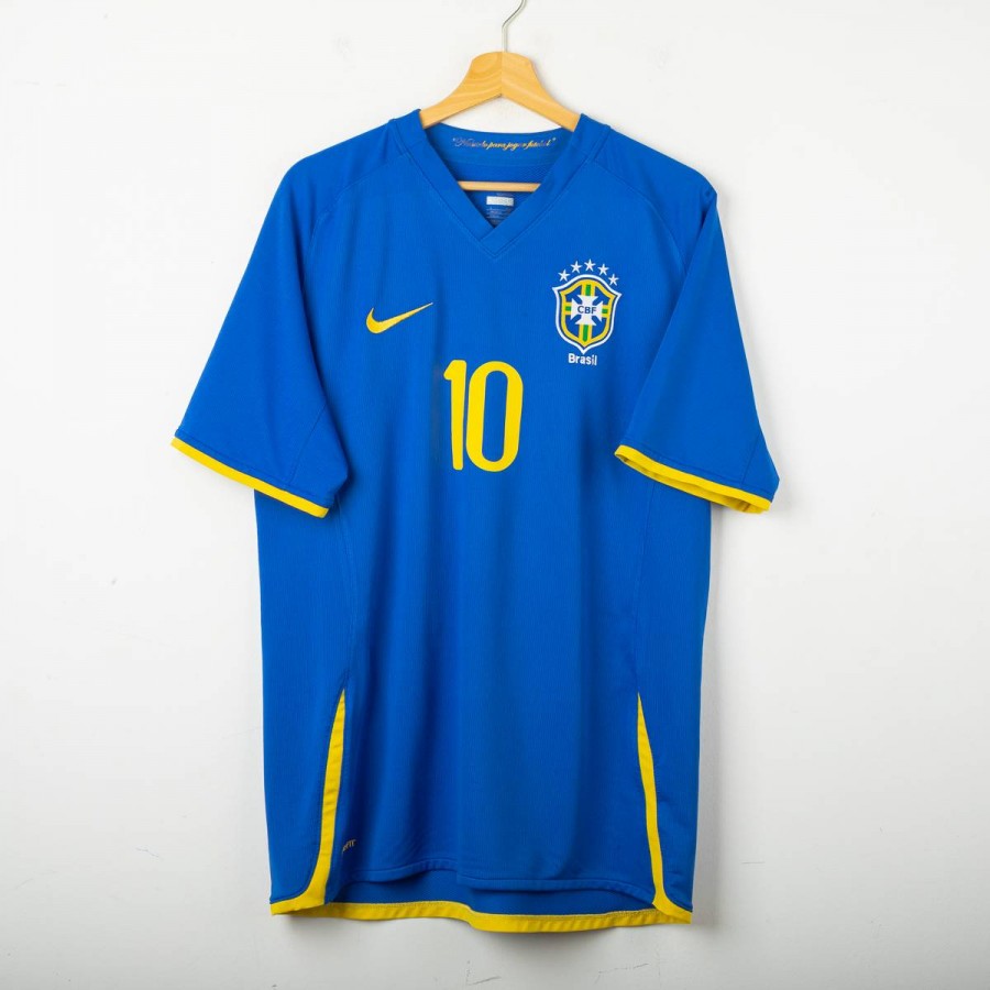 2008/2009 Away Brazil Nike Ronaldinho 10 Shirt