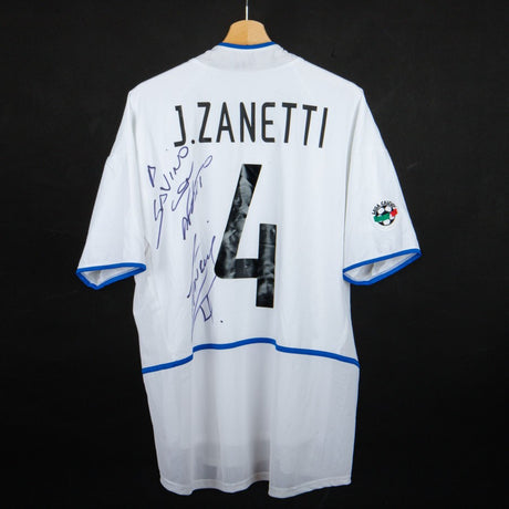 maglia away inter nike J.Zanetti 4 2002/2003 autografata by NIKE - Home
