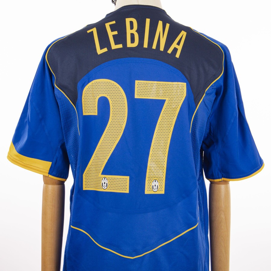 Maglia away Juventus Nike champions league Zebina 27 2004/2005 by NIKE - Juventus (10)