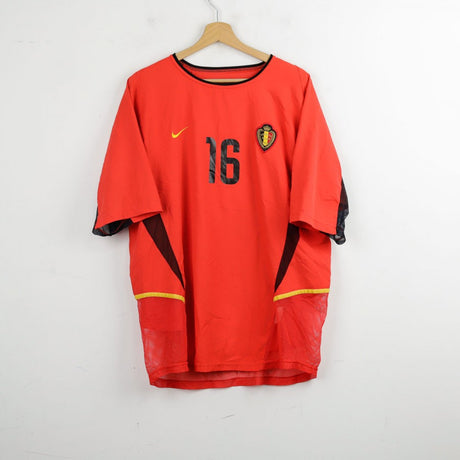 Maglia Belgio Nike Home 2002 Numero 16 by NIKE - Home