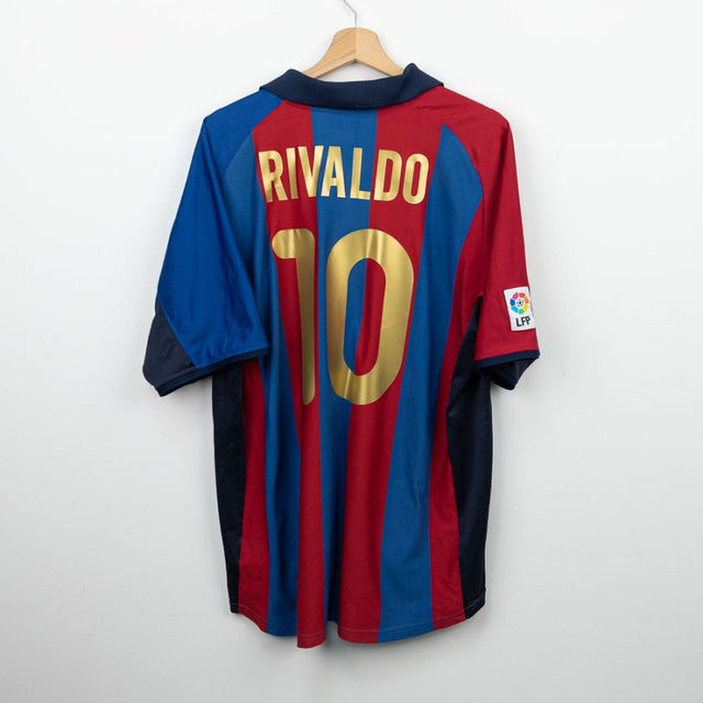 Maglia home Barcellona 2001/2002 Nike Rivaldo 10 by NIKE - Home