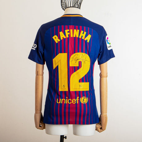 maglia home barcellona 2017/2018 rafhina 12 autografata by NIKE - Home