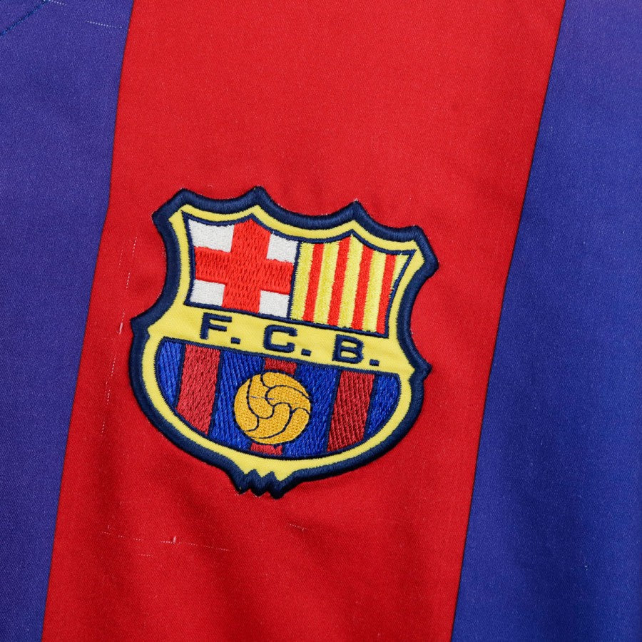 2002/2003 Home Barcelona Shirt Saviola 7