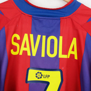 Maglia home Barcellona Nike 2002/2003 Saviola 7 by NIKE - Home (4)