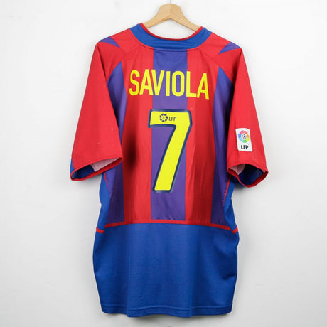 Maglia home Barcellona Nike 2002/2003 Saviola 7 by NIKE - Home