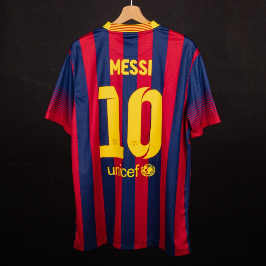 maglia home barcellona nike messi 10 2013/2014 autografata by NIKE - Home