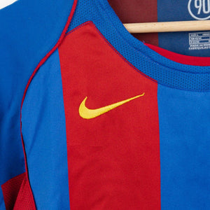maglia home barcellona nike ronaldinho 10 2004/2005 by NIKE - Home (10)