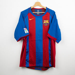 maglia home barcellona nike ronaldinho 10 2004/2005 by NIKE - Home (2)