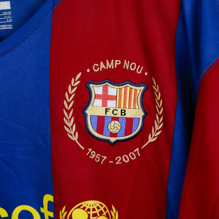 2007/2008 Barcelona Nike Home Jersey Ronaldinho 10
