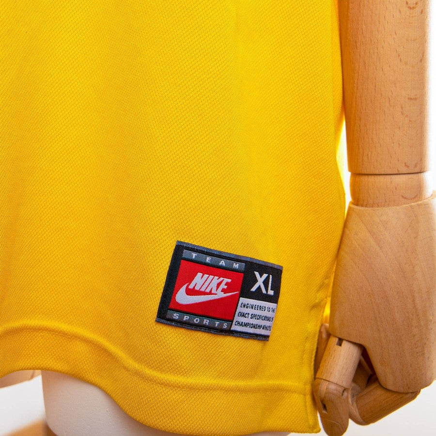 MAGLIA HOME BRASILE NIKE FRANCE 98 RONALDO 9 CON DATA by NIKE - Home (4)