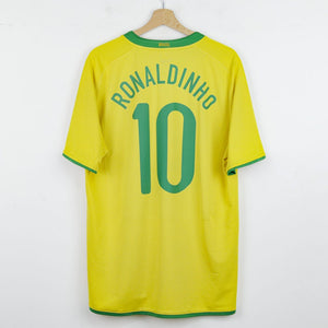 Maglia Home Brasile Nike Ronaldinho 10 2008/2009 by NIKE - Home