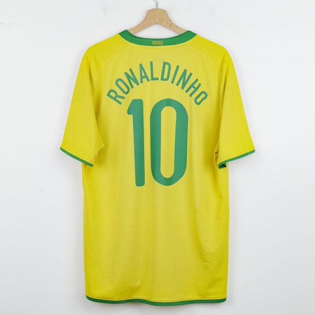Maglia Home Brasile Nike Ronaldinho 10 2008/2009 by NIKE - Home