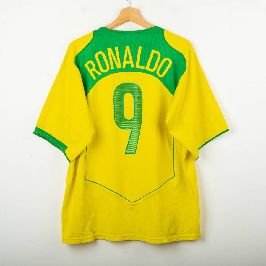 Maglia Home Brasile Nike Ronaldo 9 2004/2005 by NIKE - Home