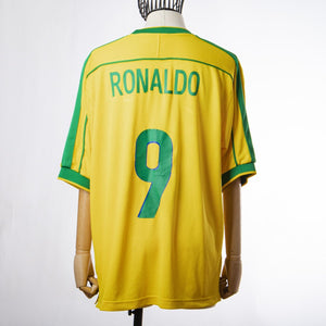 maglia home brasile ronaldo 9 world cup 98 by NIKE - Home