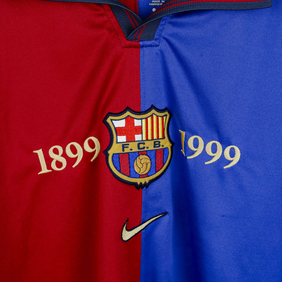 Maglia home centenario Barcellona Nike Rivaldo 11 1999/2000 by NIKE - Home (7)