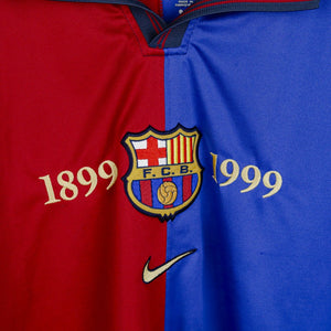Maglia home centenario Barcellona Nike Rivaldo 11 1999/2000 by NIKE - Home (7)