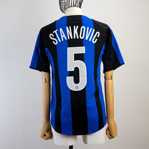 MAGLIA HOME FC INTER N5 STANKOVIC 2004/2005 by NIKE - Home