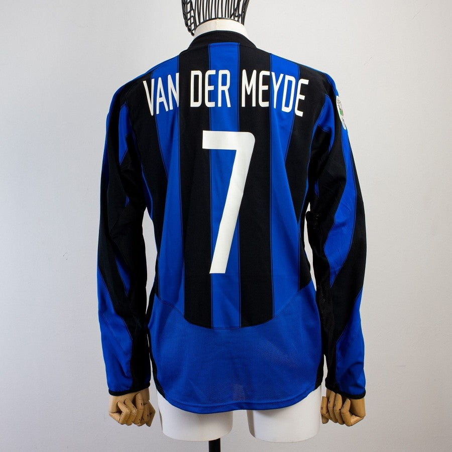 MAGLIA HOME FC INTER VAN DER MEYDE N7 2003/2004 by NIKE - Home