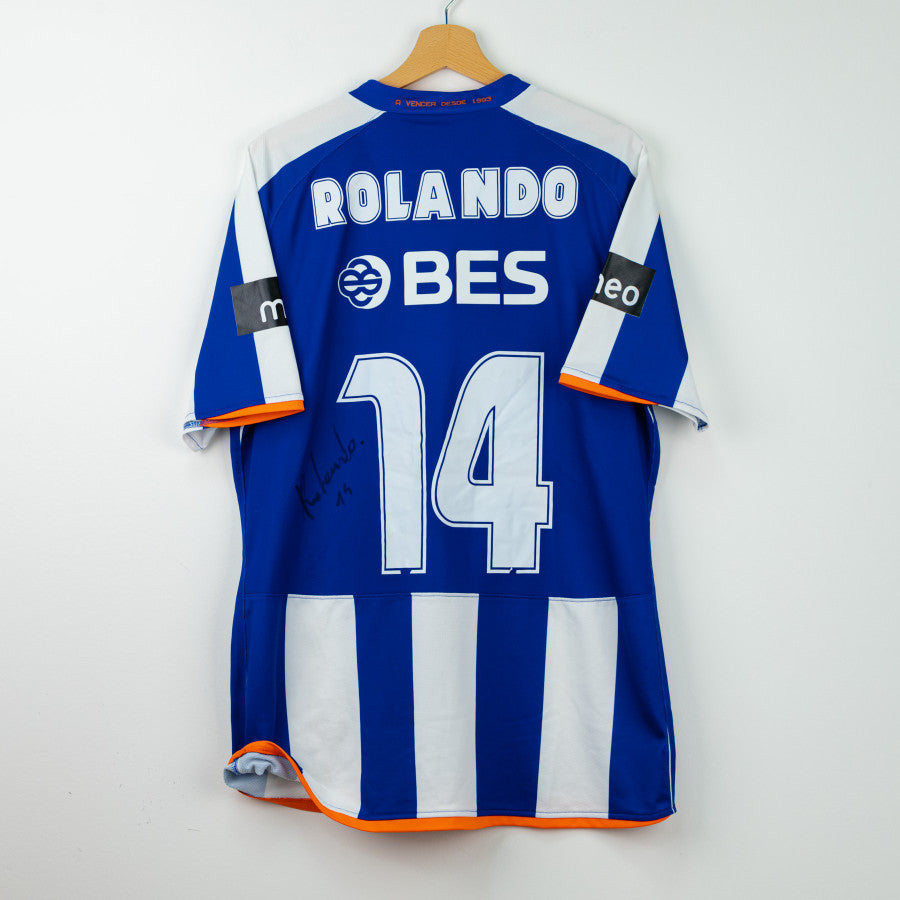 2008/2009 FC Porto Nike Rolando 14 signed home jersey
