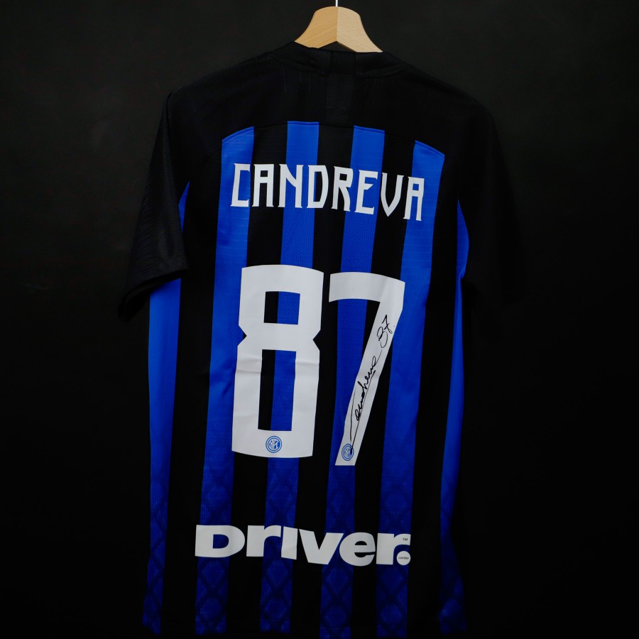 maglia home inter nike candreva 87 2018/2019 autografata by NIKE - Home