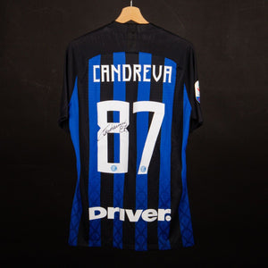 maglia home inter nike candreva 87 2018/2019 autografata by NIKE - Home