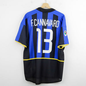 maglia home inter nike cannavaro 13 2002/2003 by NIKE - Home