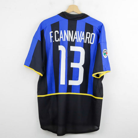 maglia home inter nike cannavaro 13 2002/2003 by NIKE - Home