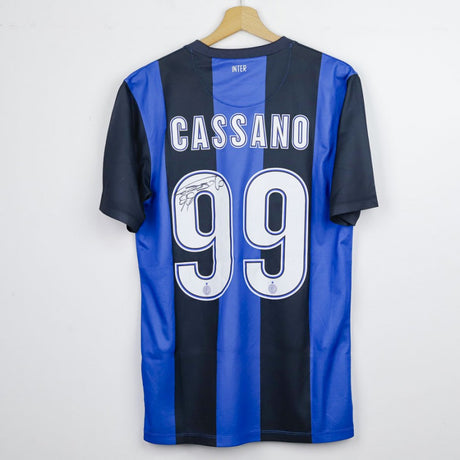 Maglia Home Inter Nike Cassano 99 Autografata 2012/2013 by NIKE - Home
