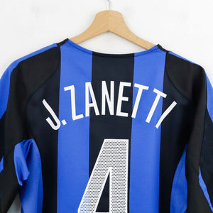 Maglia Home Inter Nike J. Zanetti 4 2004/2005 by NIKE - Home (4)